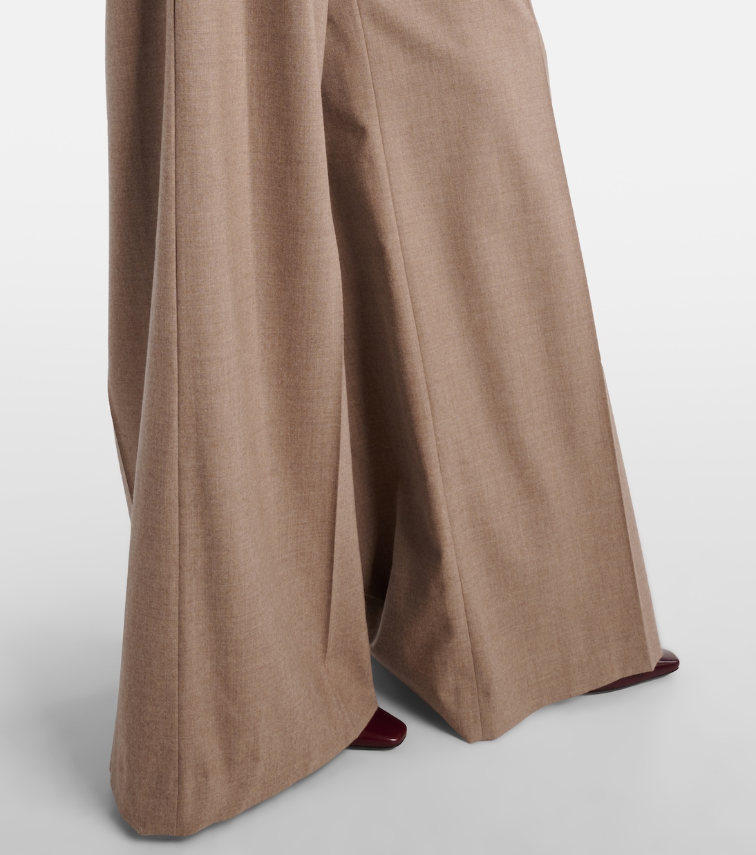 Pantalon ample en cachemire mélangé | Max Mara