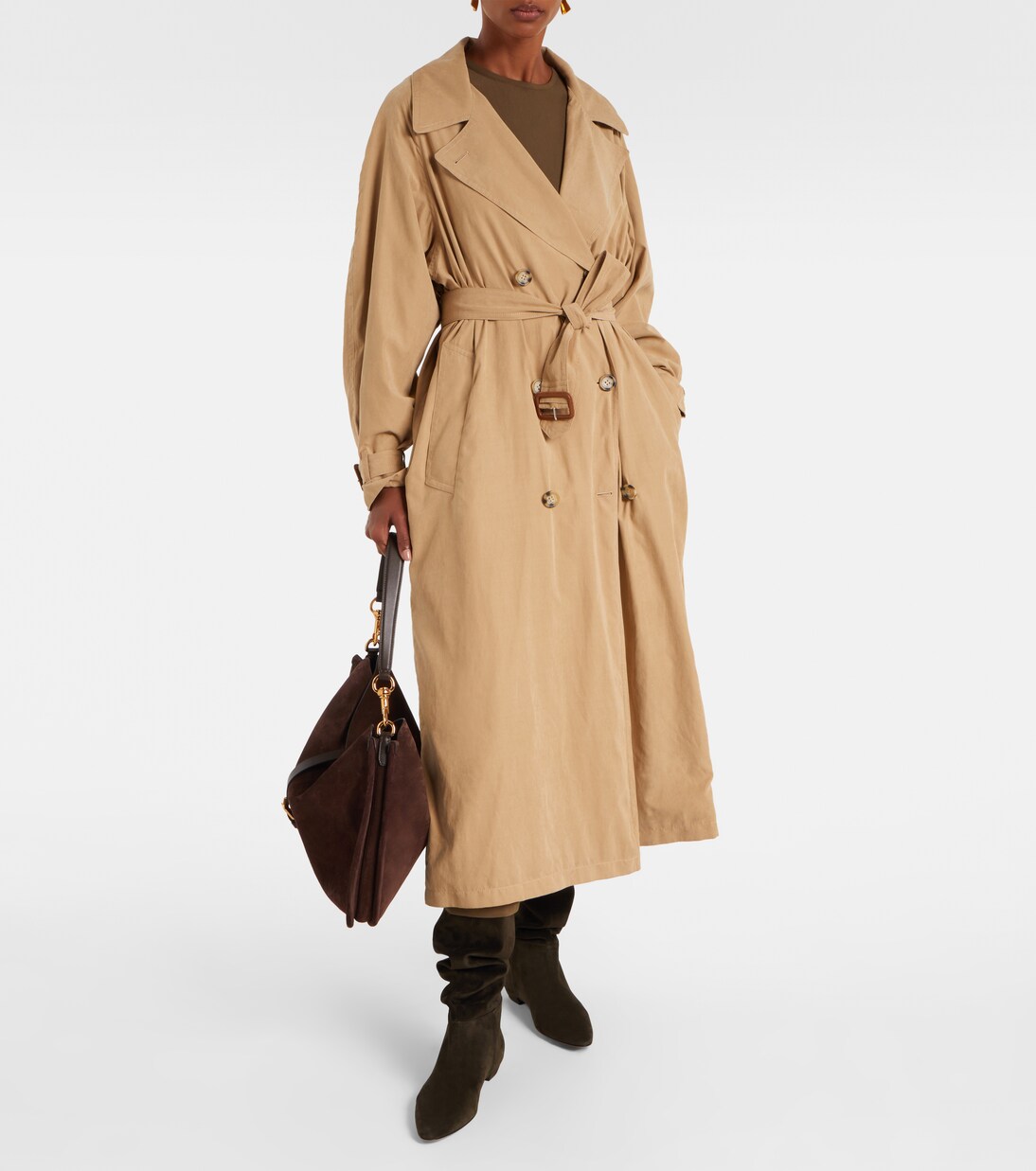 Suede knee-high boots | Gianvito Rossi