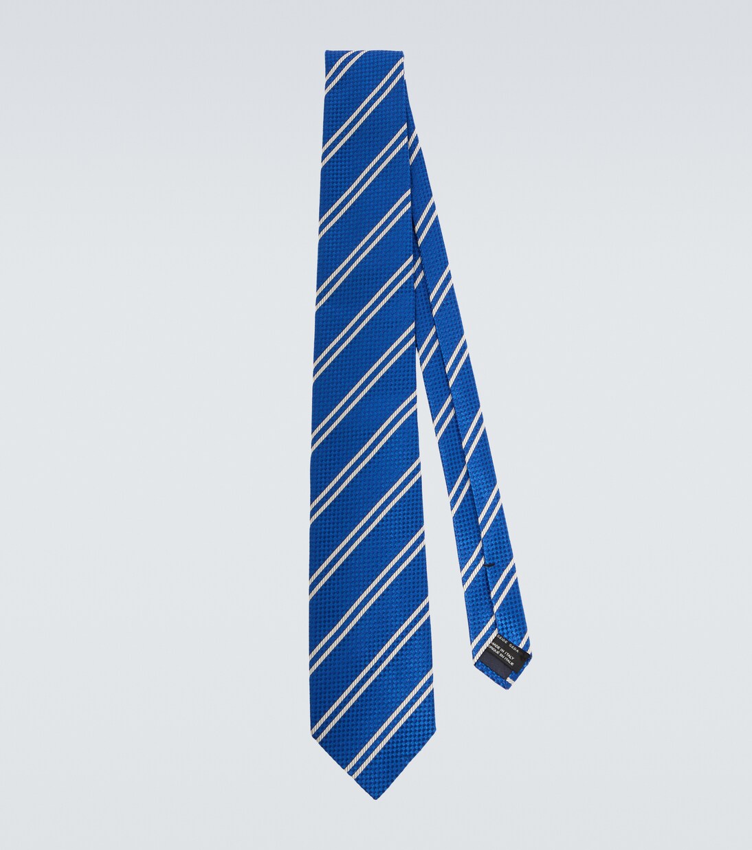 Striped silk twill tie | Tom Ford