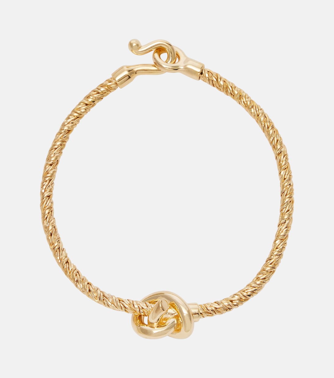 Bracelet Knot en argent sterling plaqué or | Bottega Veneta