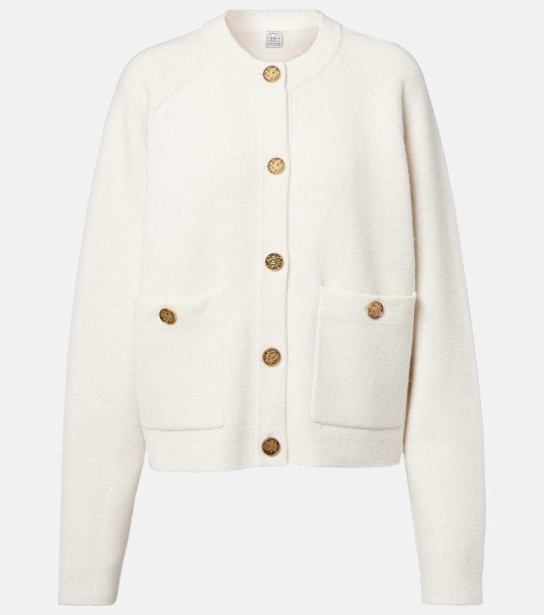 Cardigan in misto lana e cashmere | Toteme