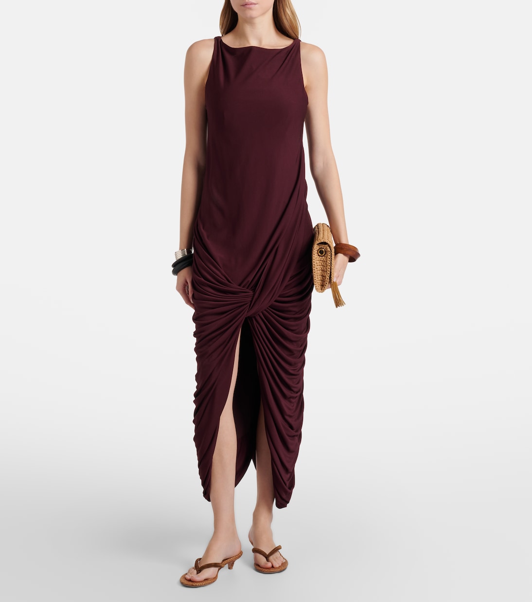 Sandalen Calypso 35 aus Veloursleder | Gianvito Rossi