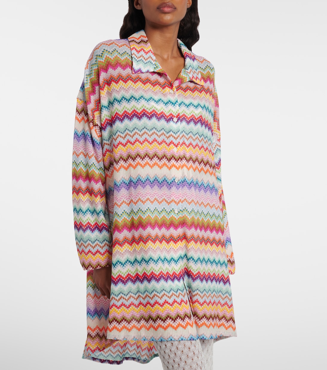 Zigzag lamé shirt | Missoni