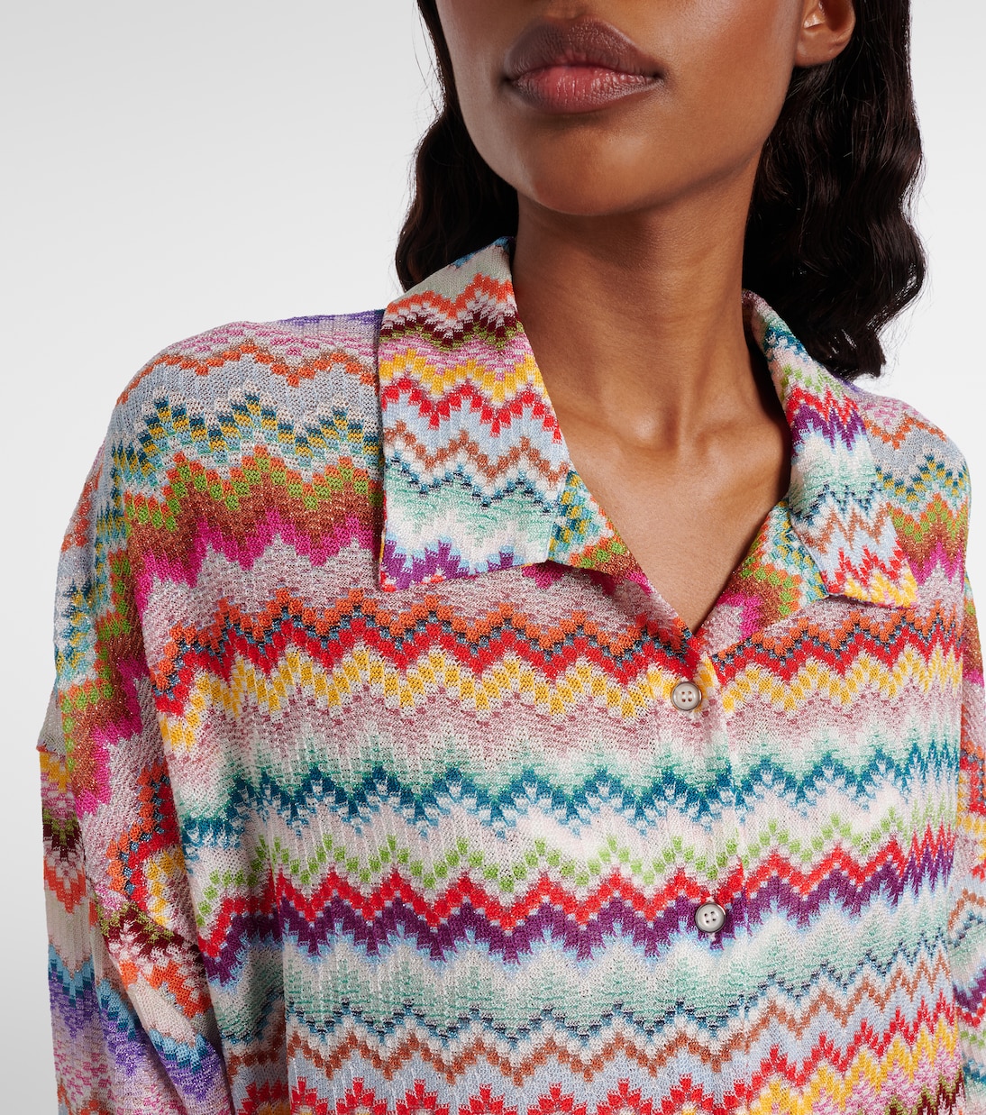 Zigzag lamé shirt | Missoni