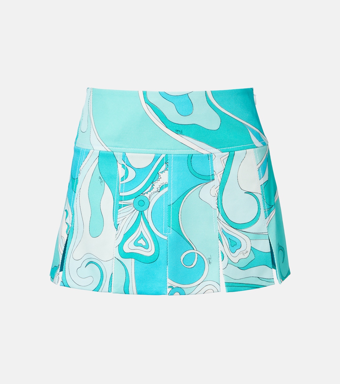 Orchidee cotton-blend gabardine miniskirt | Pucci