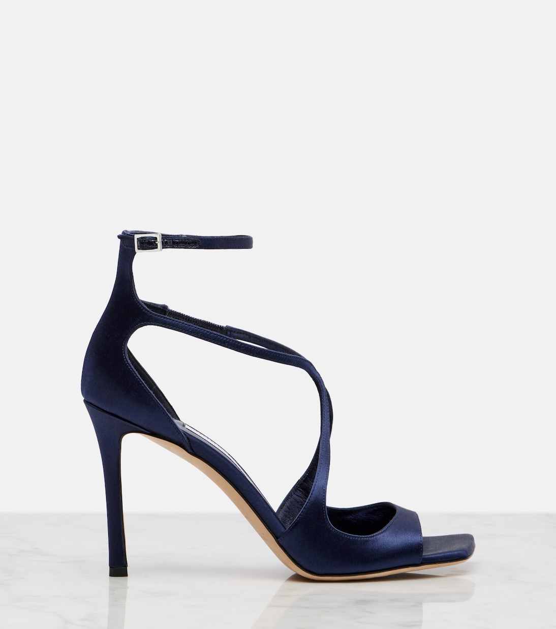 Azia 95 satin sandals | Jimmy Choo