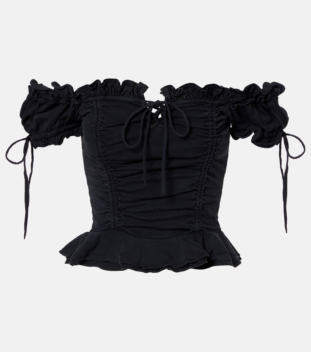 Top raccourci en coton | Balenciaga