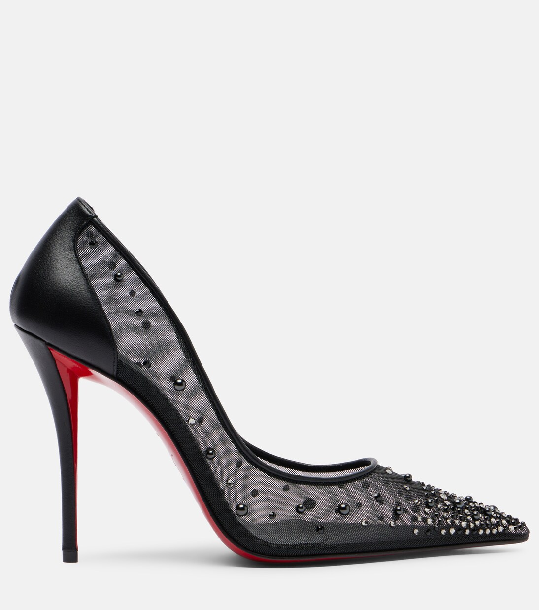 Miss Z 100 embellished mesh pumps | Christian Louboutin