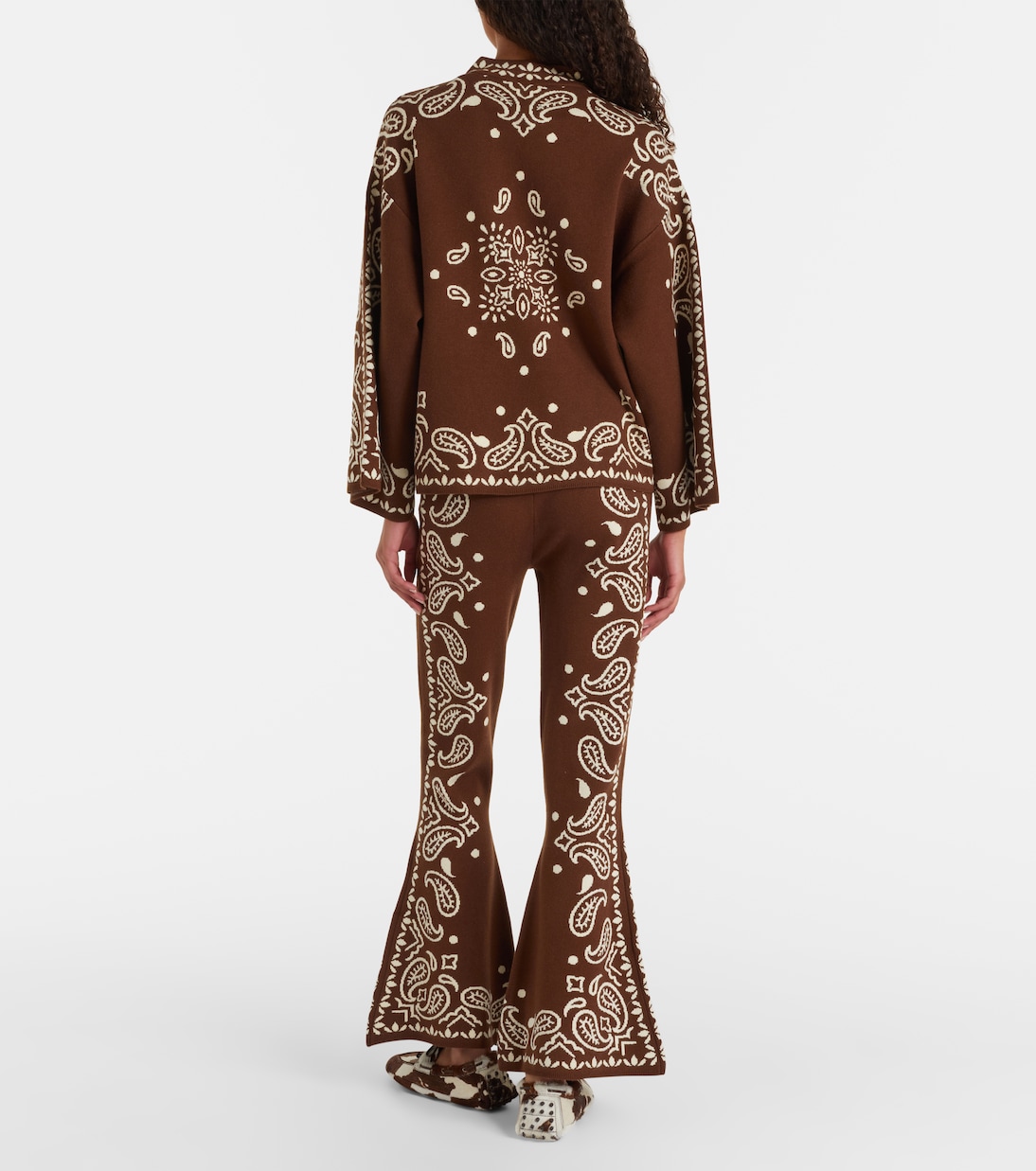 Paisley knitted flared pants | Farm Rio