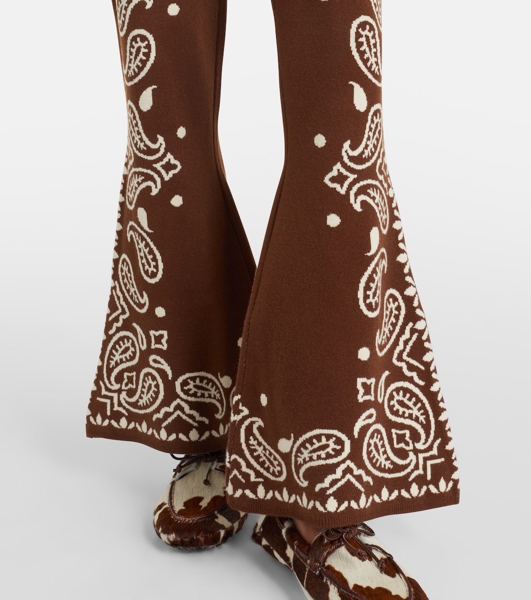 Paisley knitted flared pants | Farm Rio