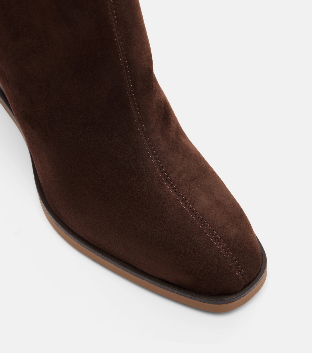 Saint Honoré 85 suede wedge ankle boots | Aquazzura