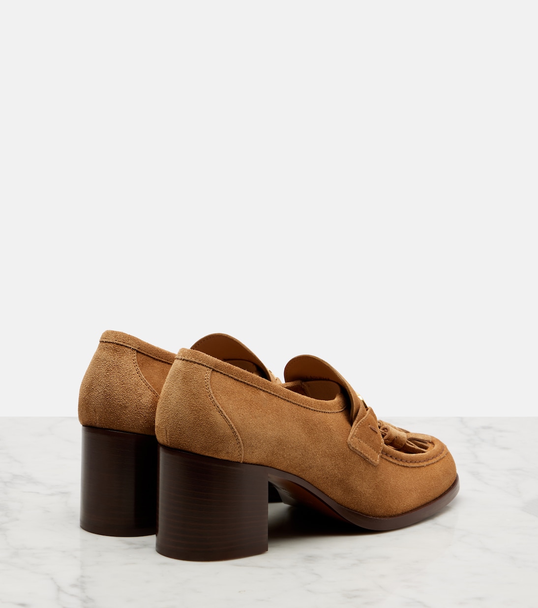 VLogo 60 suede loafer pumps | Valentino Garavani