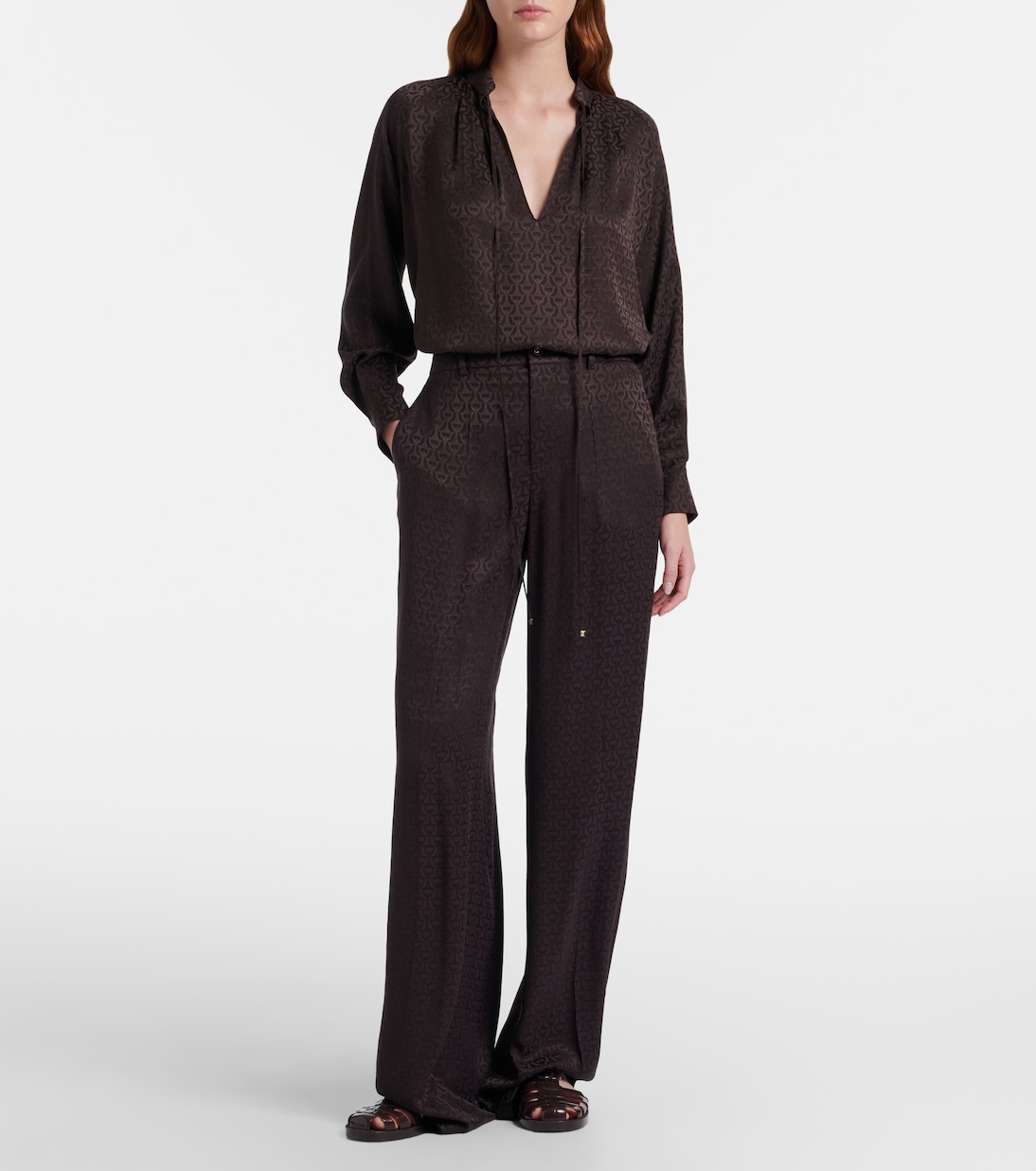 Glossy Double G fisherman sandals | Gucci