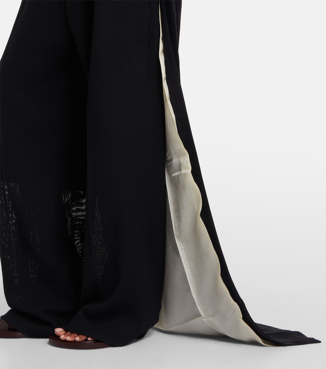 Silk-blend satin T-shirt | Phoebe Philo