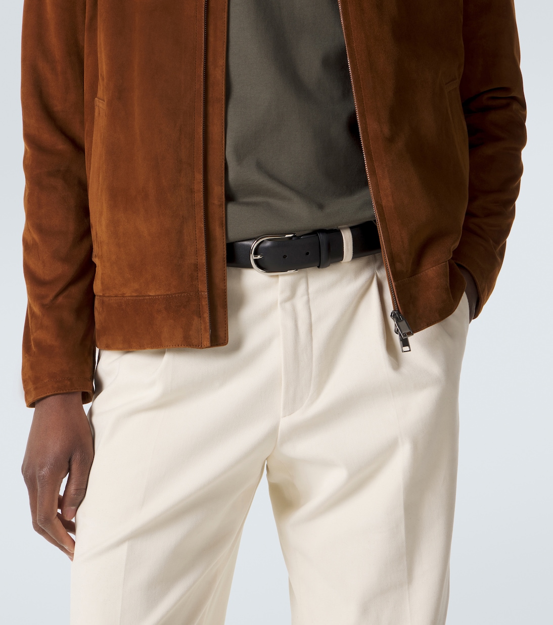 Leather belt | Brioni