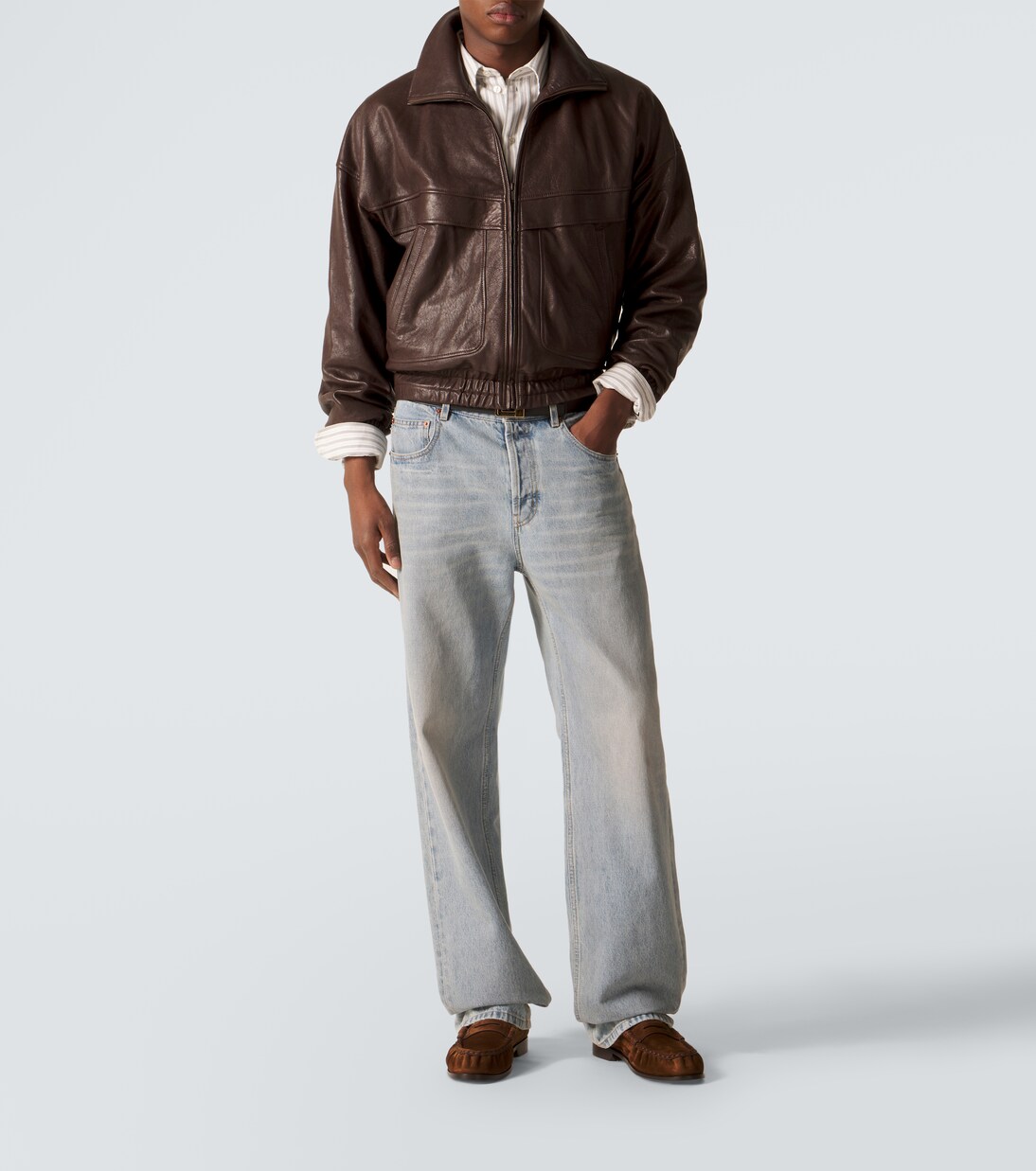 Le Loafer Cassandre suede penny loafers | Saint Laurent