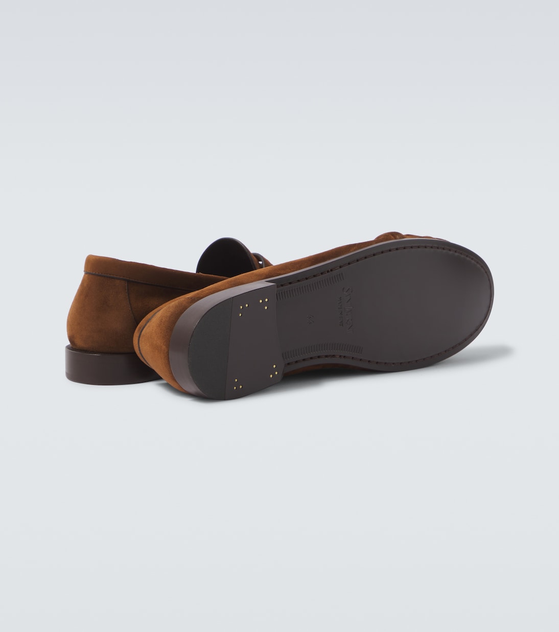 Le Loafer Cassandre suede penny loafers | Saint Laurent