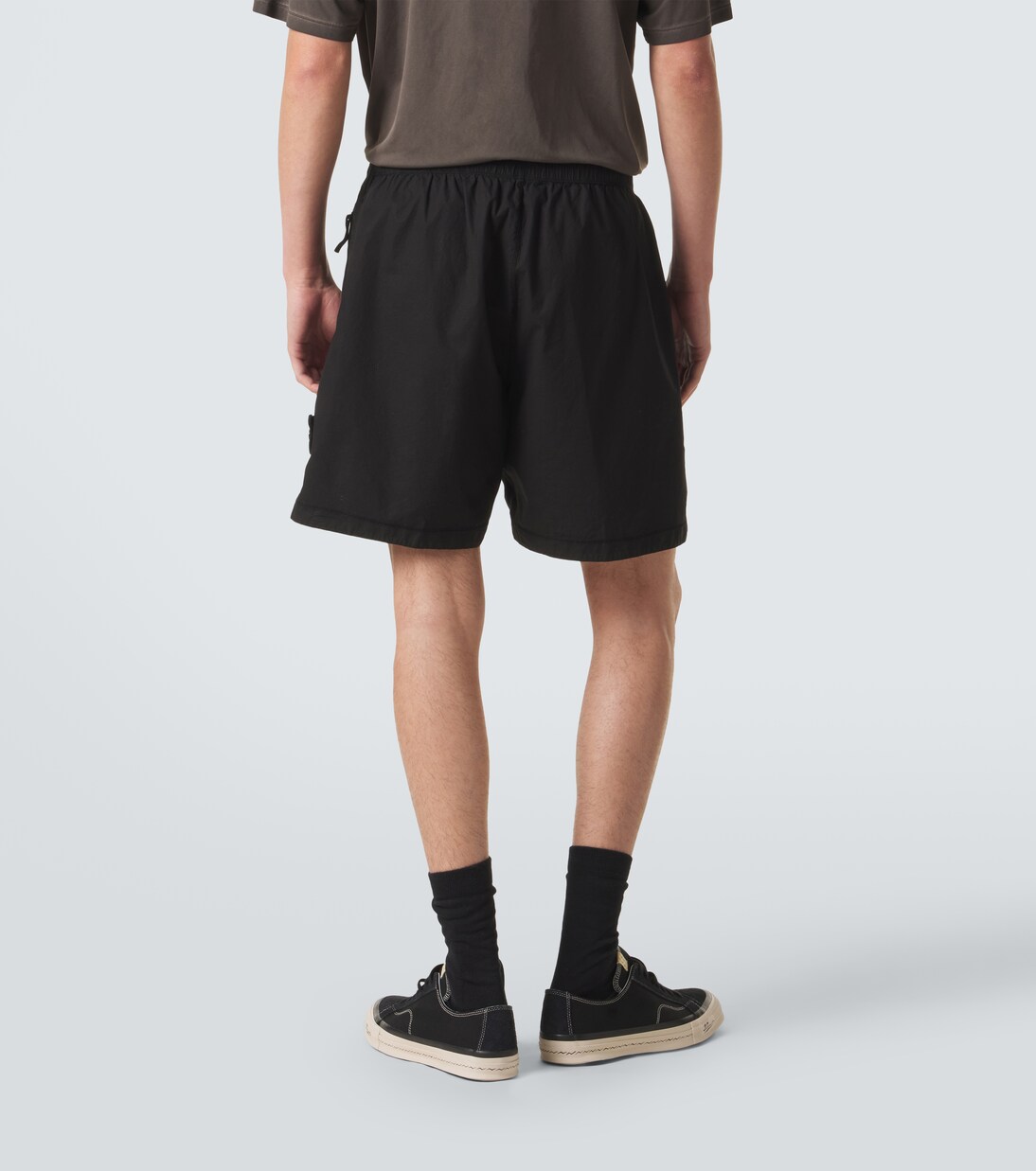 Compass cotton-blend shorts | Stone Island