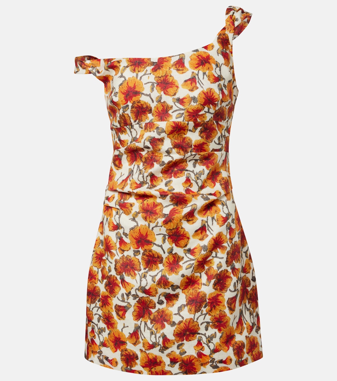 Jara floral linen minidress | SIR