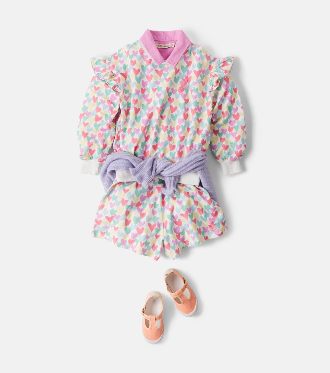 Set Anis aus Sweatshirt und Shorts | The New Society