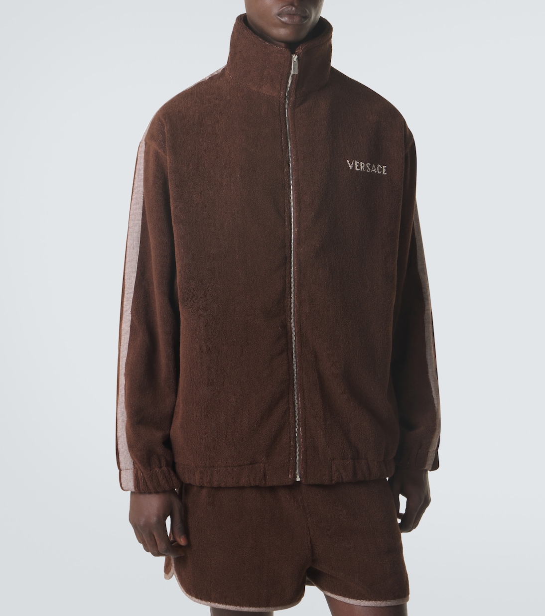 Jacke aus Baumwollfrottee | Versace