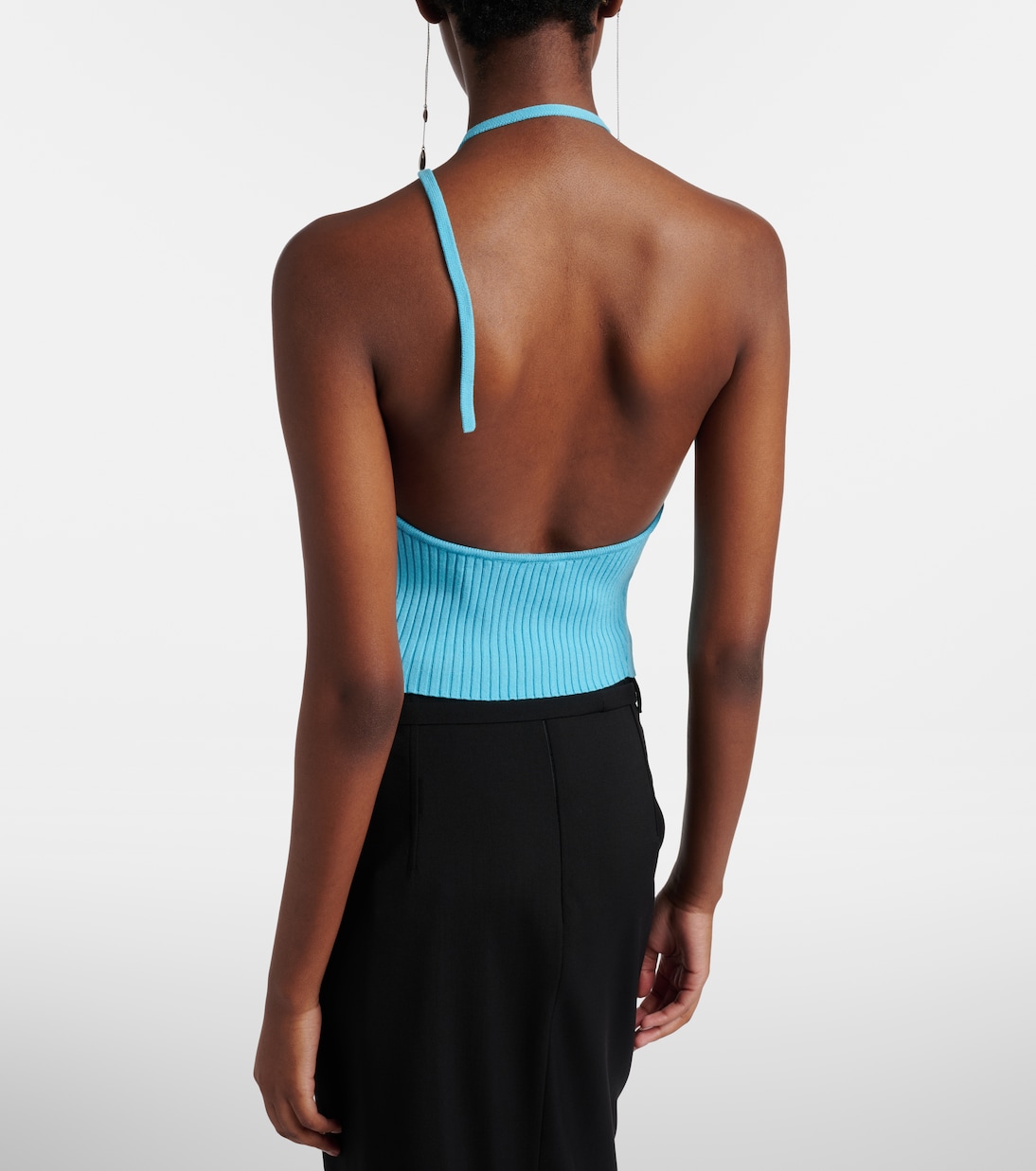 Top Pointy en maille côtelée | Courrèges