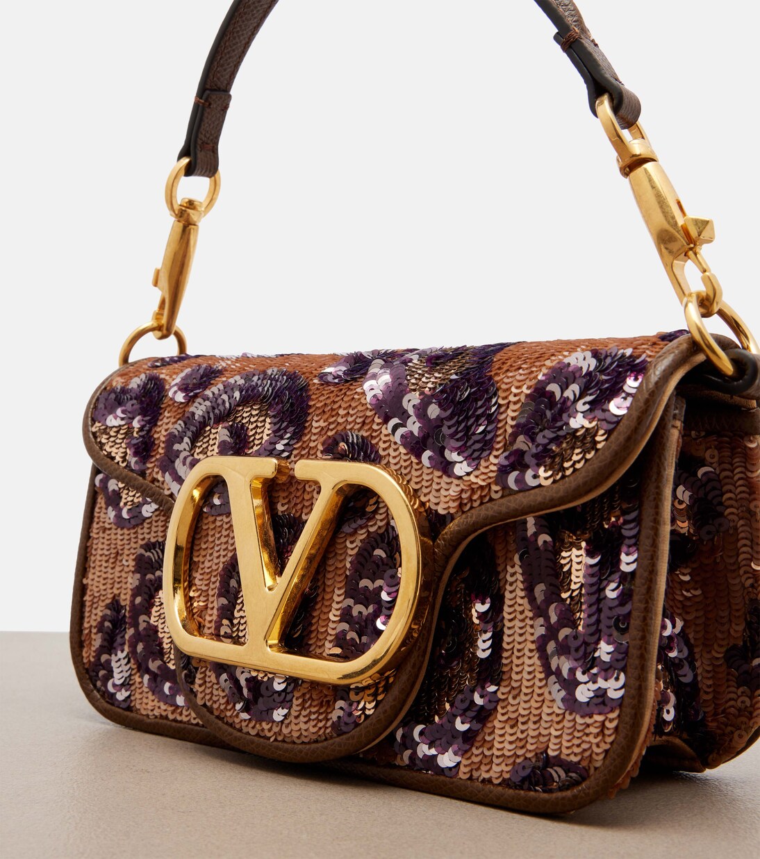 Henkeltasche Locò Small aus Leder | Valentino Garavani