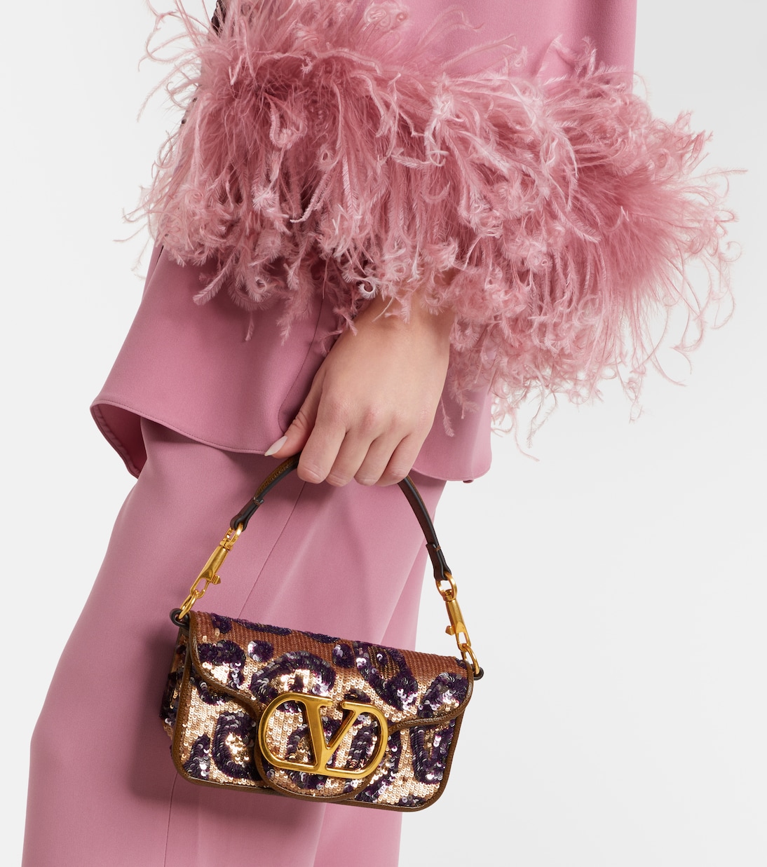 Henkeltasche Locò Small aus Leder | Valentino Garavani