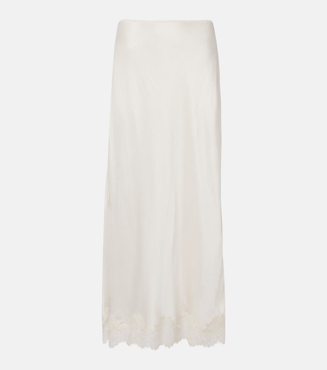 Matilde lace-trimmed satin slip skirt | Rixo