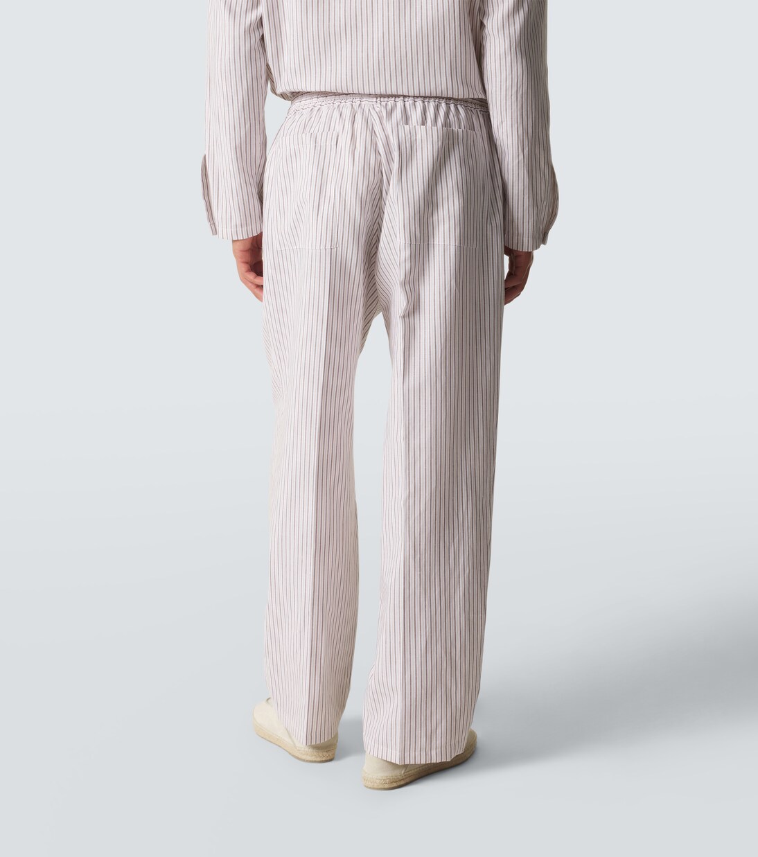 Julian cotton and silk straight pants | Umit Benan