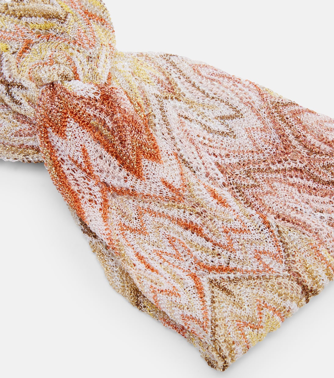 Lamé head wrap | Missoni