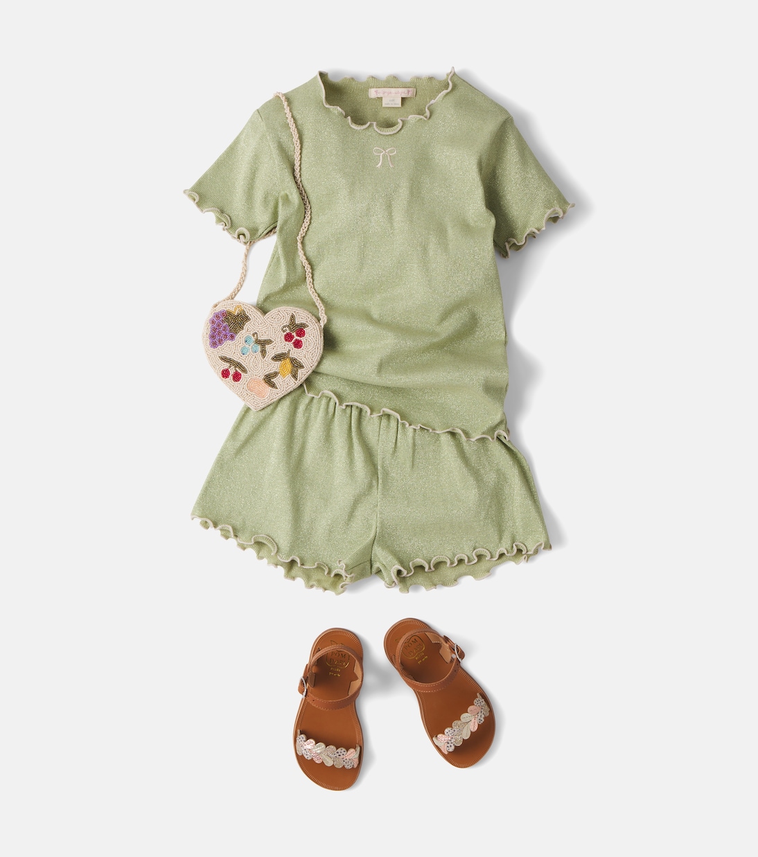 Set T-shirt e shorts Roli in misto cotone | Konges Sløjd