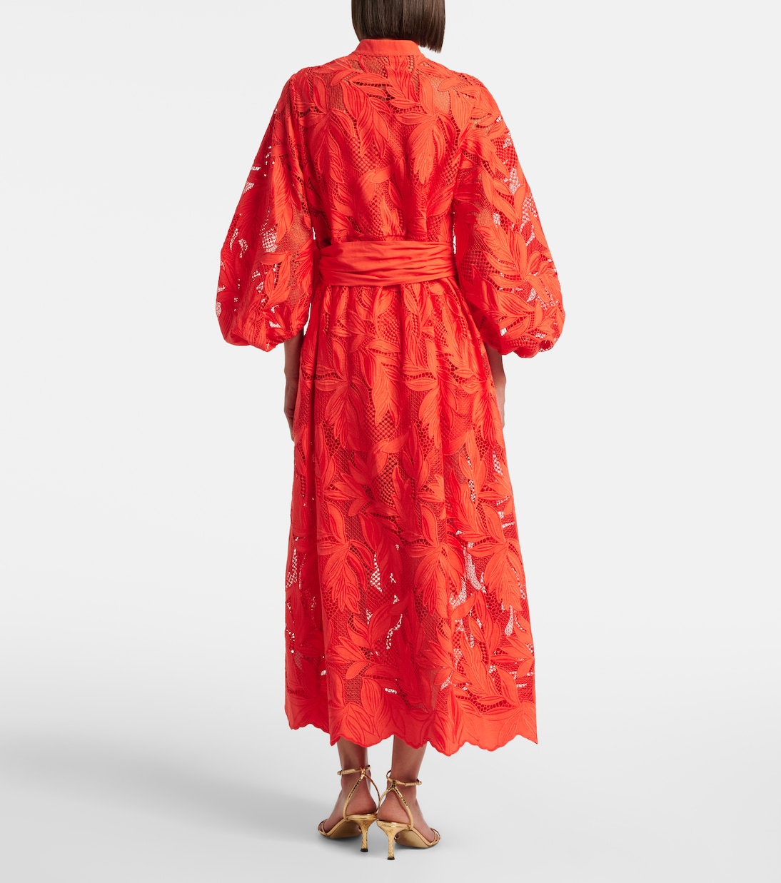 Besticktes Midikleid aus Mesh | Erdem