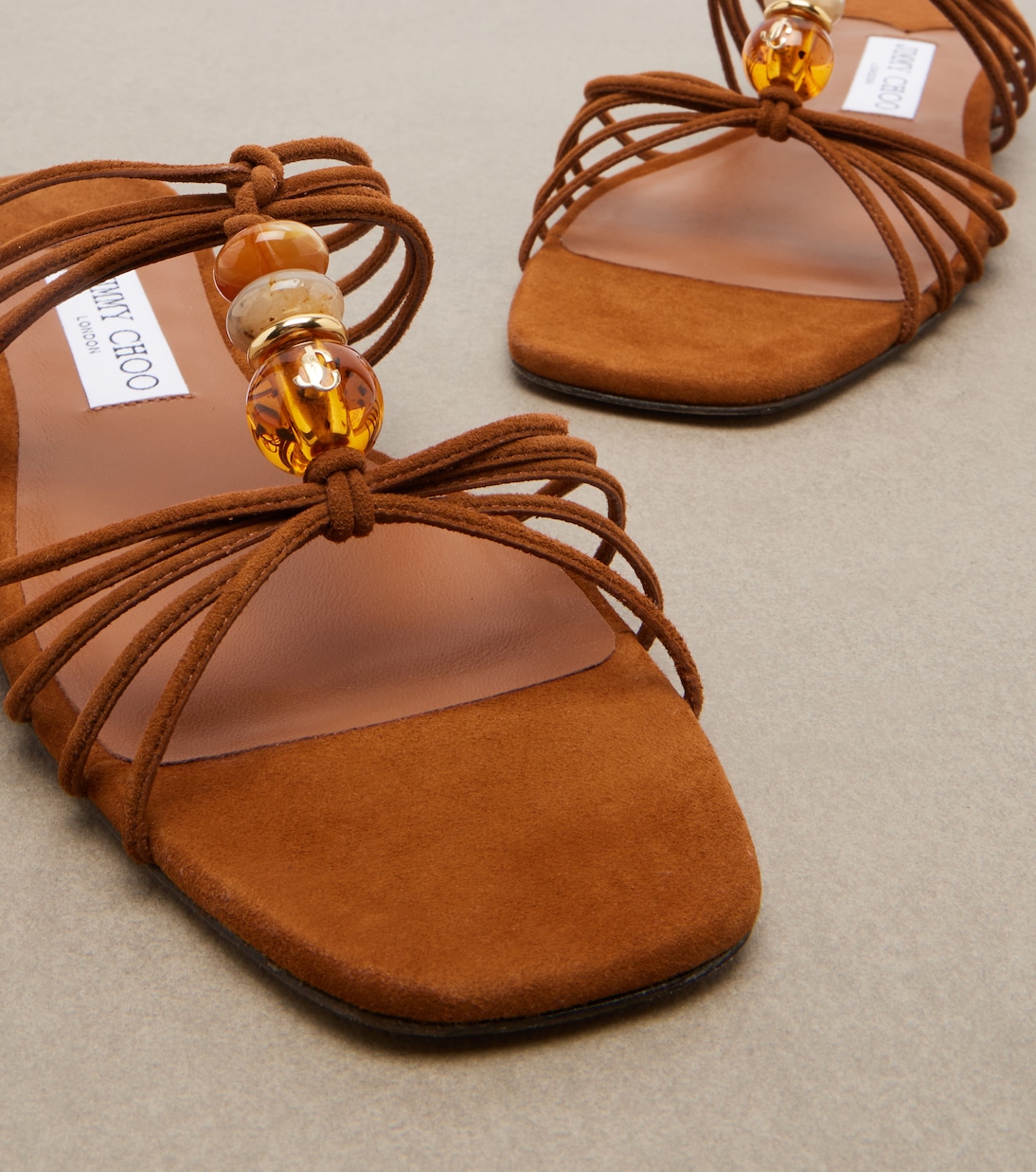 Lova beaded suede sandals | Jimmy Choo