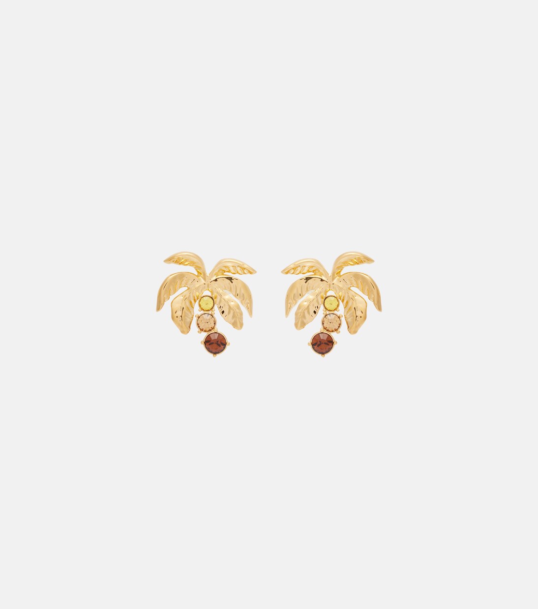 Palm Tree embellished earrings | Oscar de la Renta