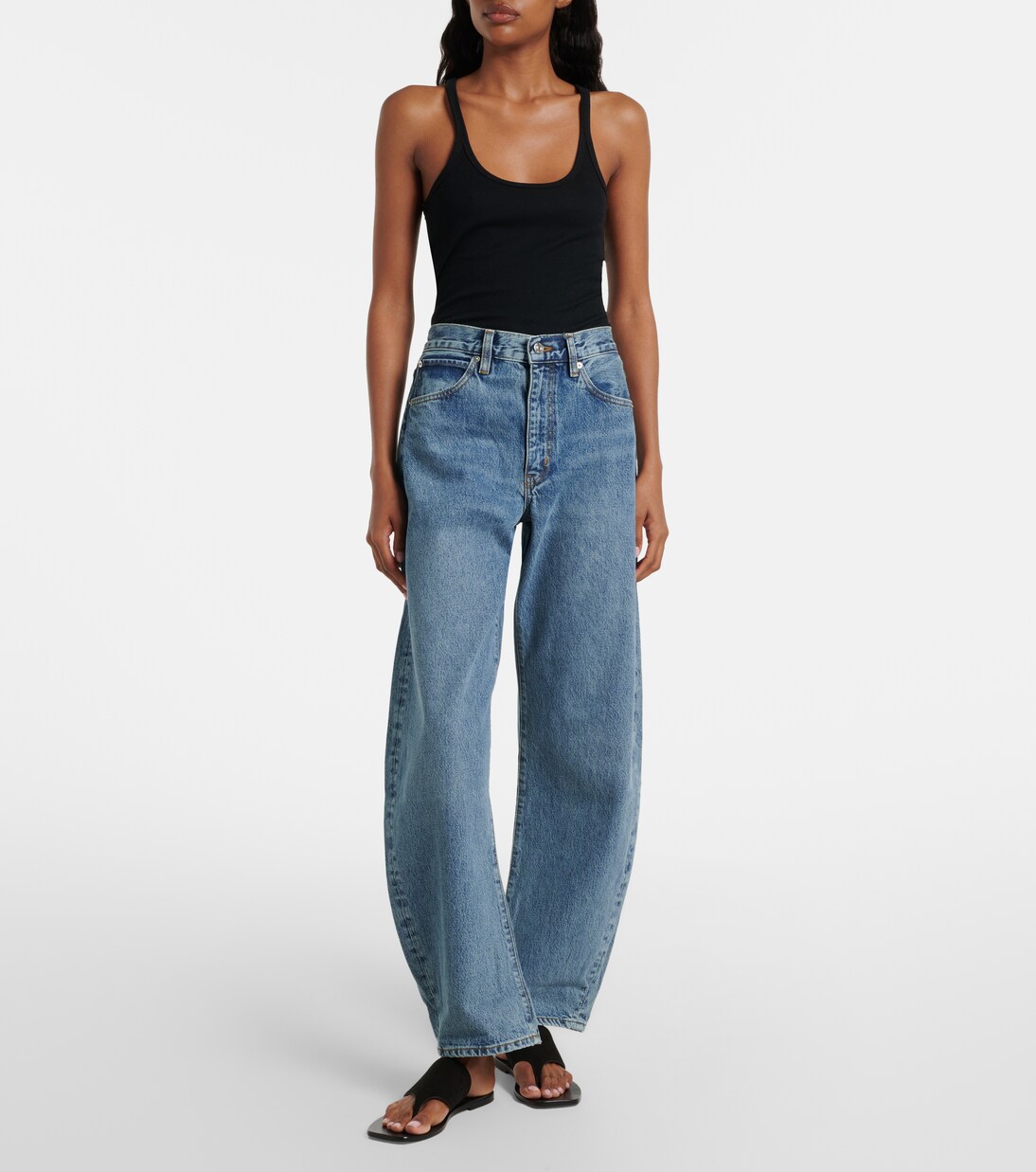 Bubble barrel-leg jeans | Frame