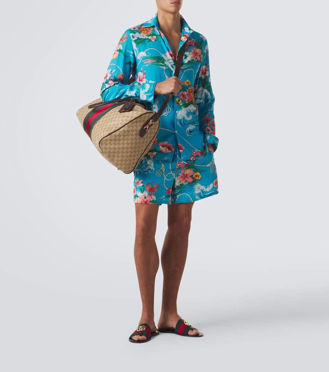 Mules Riviera GG en cuir | Gucci