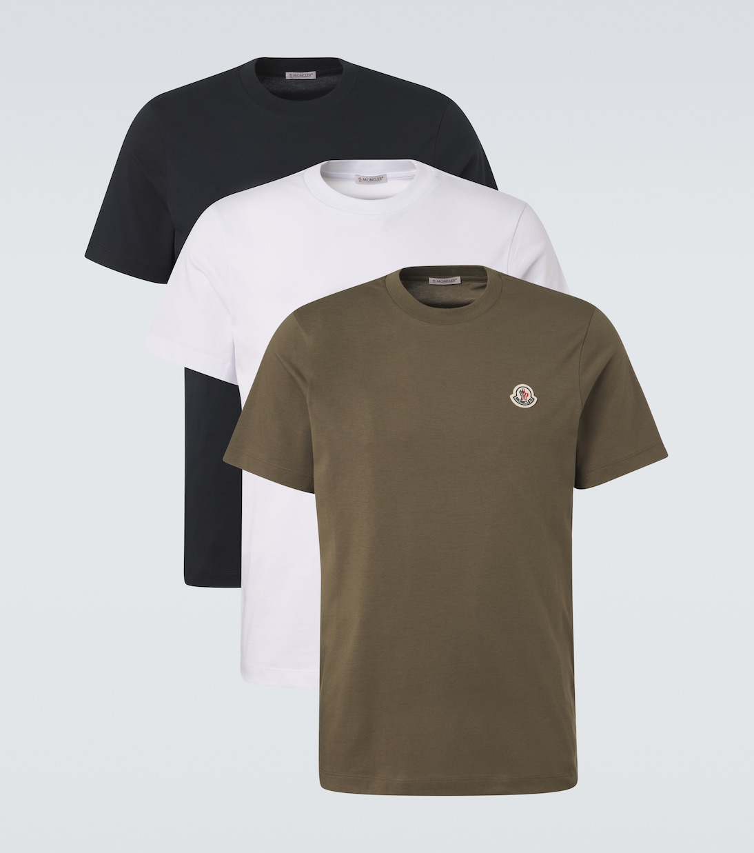 Set of 3 cotton jersey T-shirts | Moncler