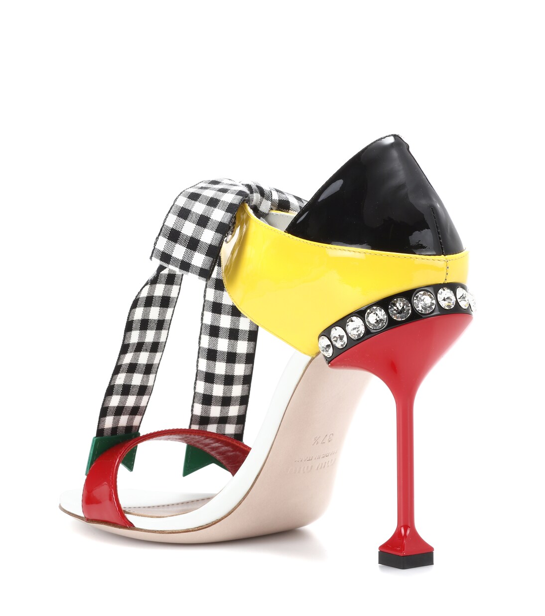 Patent leather sandals | Miu Miu