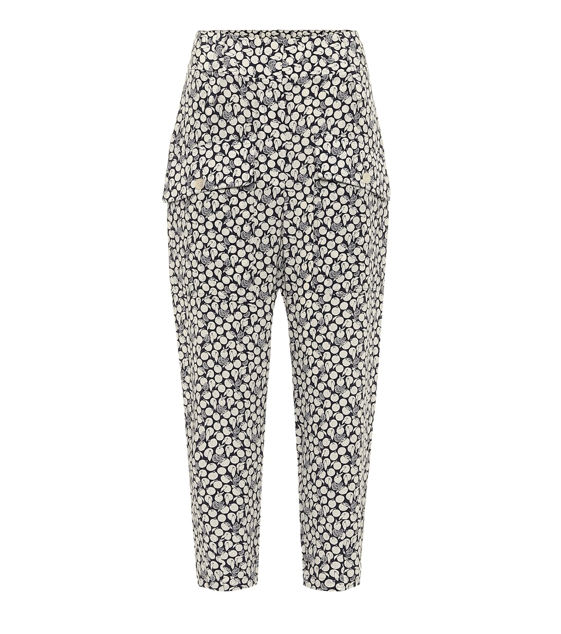 Pantalon Cecilia imprimé en soie | Stella McCartney