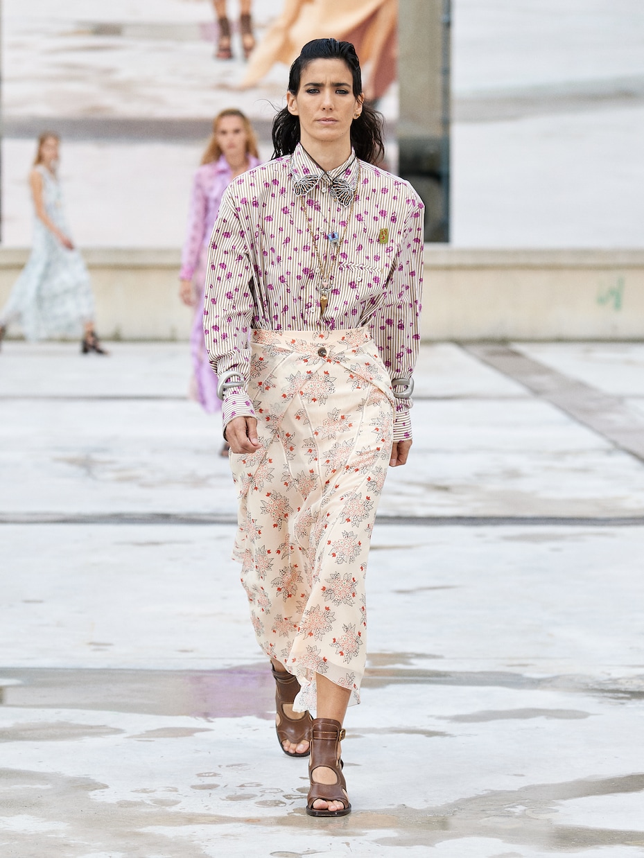 Bedruckte Bluse aus Baumwolle | Chloé