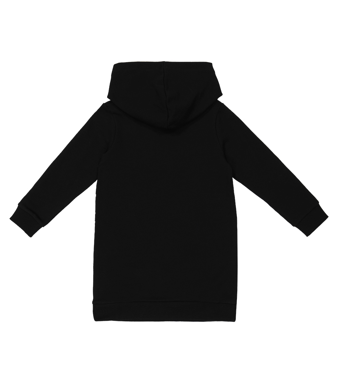 Robe à capuche en coton à sequins | Balmain Kids