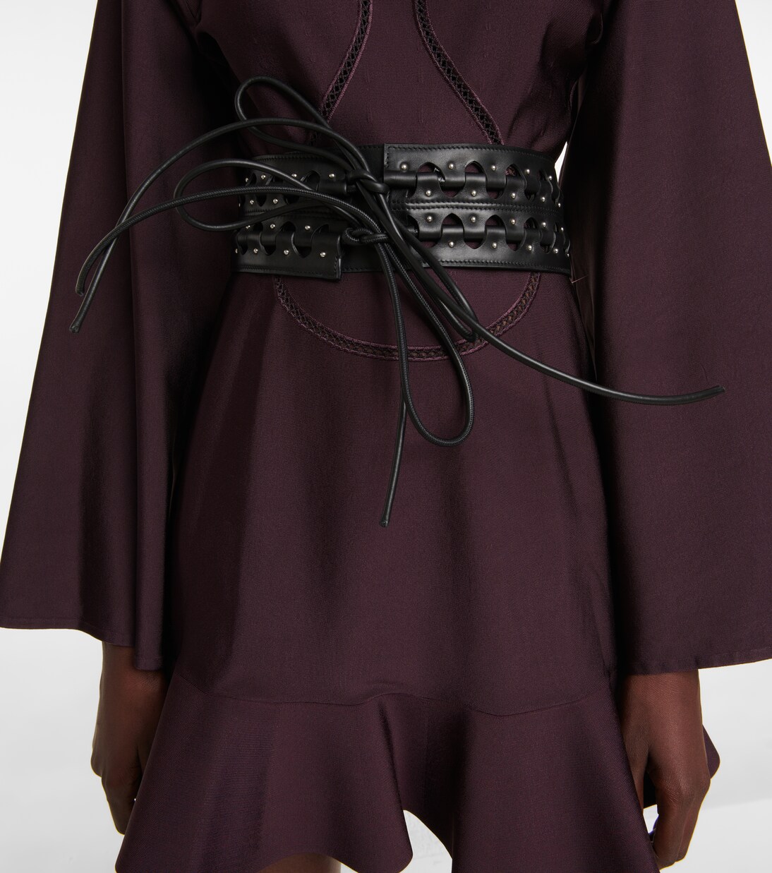 Ceinture corset en cuir | Alaïa