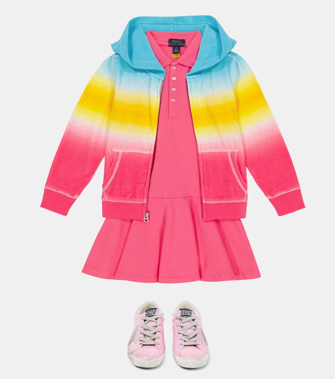 Sweat-shirt à capuche zippé tie & dye | Polo Ralph Lauren Kids