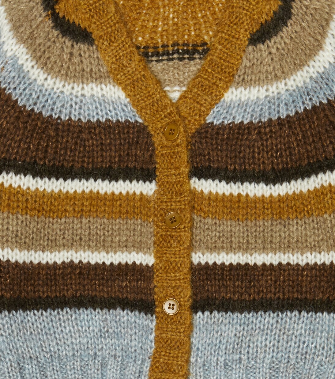 Gail striped wool-blend cardigan | Molo