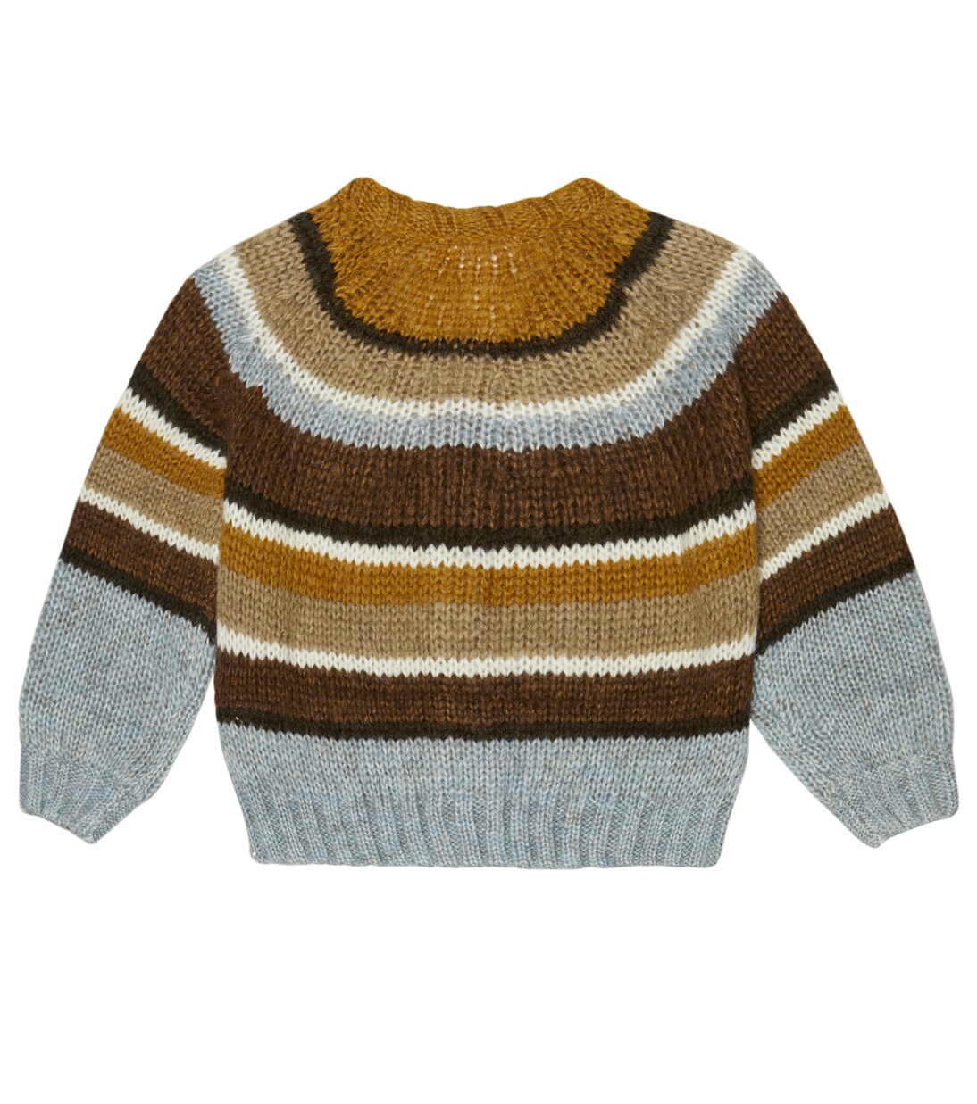 Gail striped wool-blend cardigan | Molo