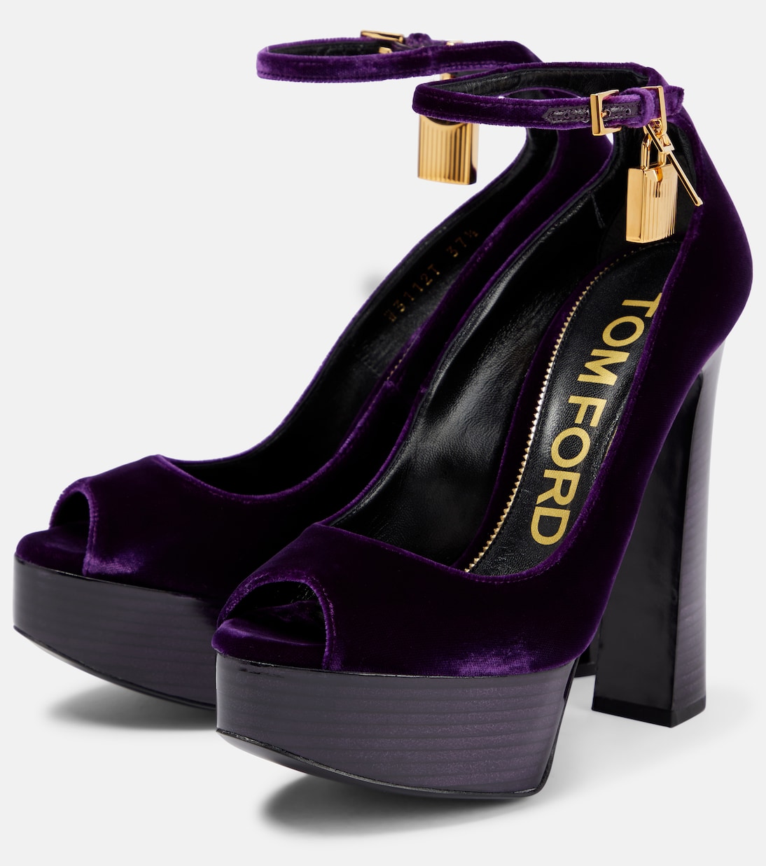 Plateau-Pumps aus Samt | Tom Ford