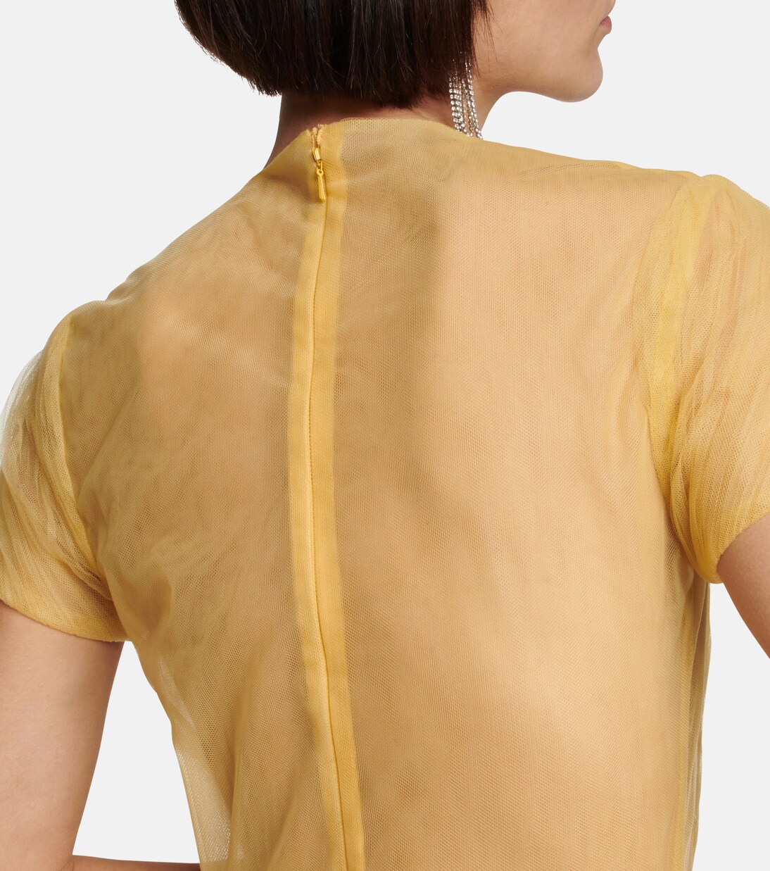 Robe aus Tüll | Costarellos