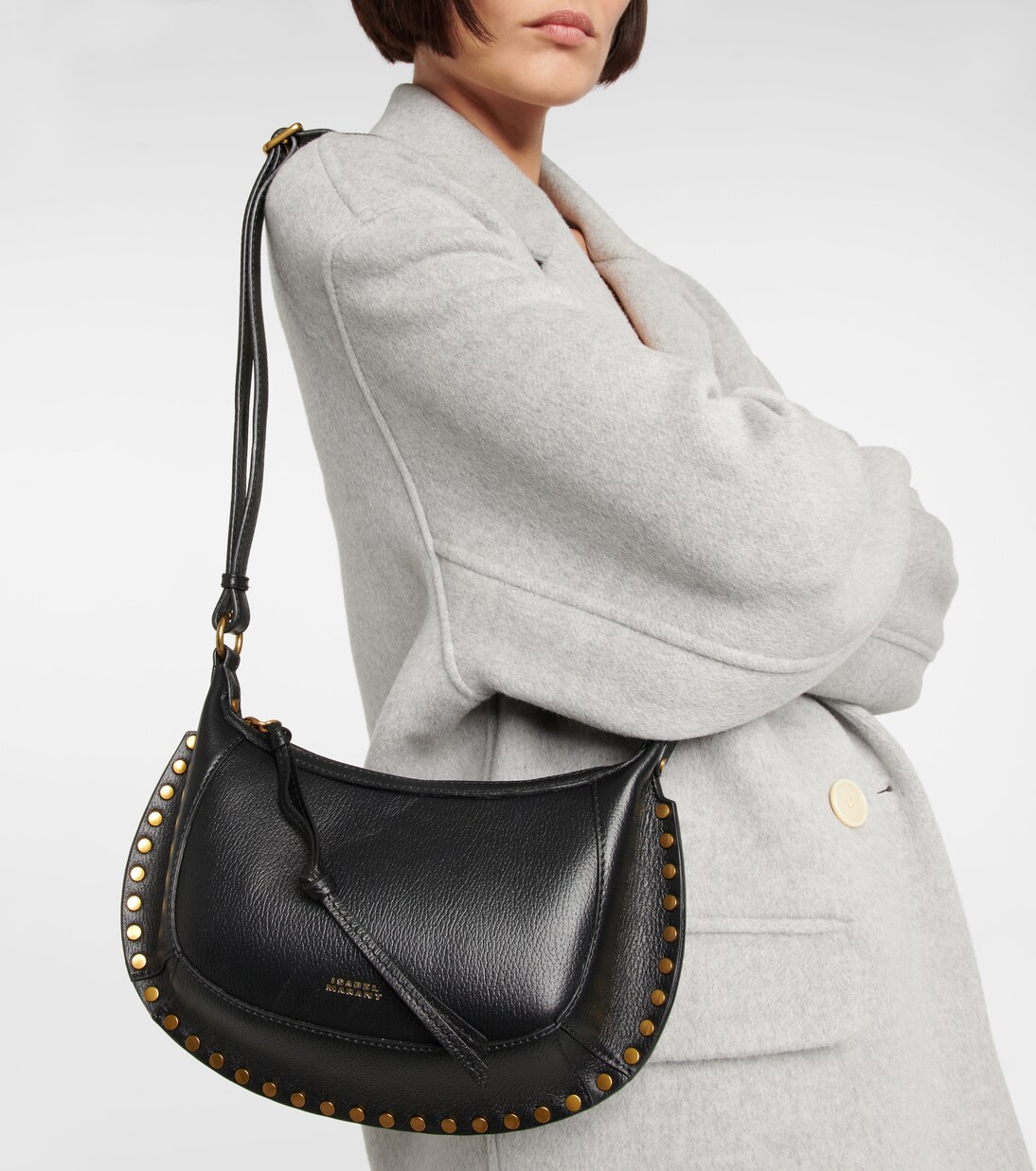 Oskan Moon leather shoulder bag | Isabel Marant