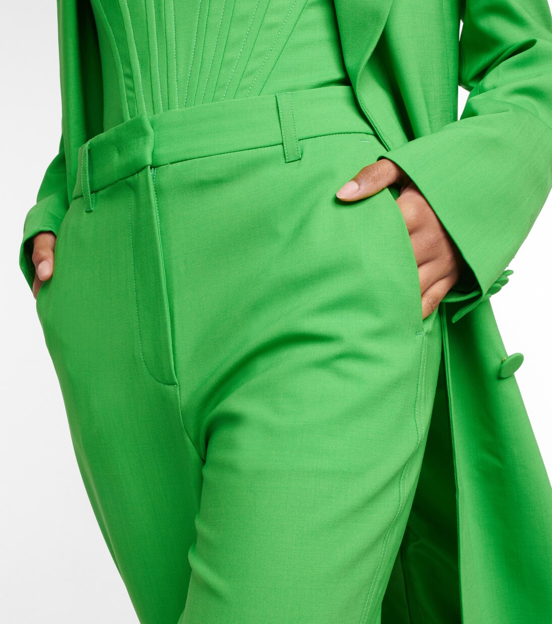 Pantalon en laine mélangée | Giuseppe di Morabito